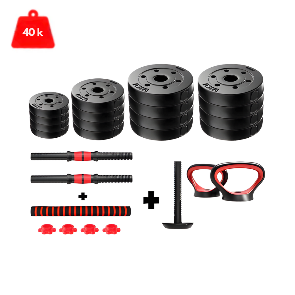 set de mancuerna convertible