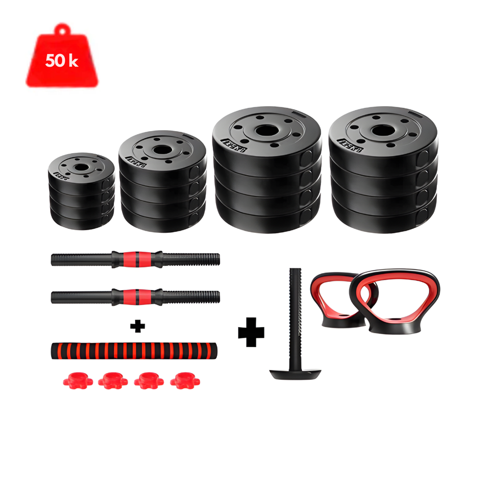 set de mancuerna convertible