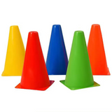 Docena de conos de colores (25 cm)