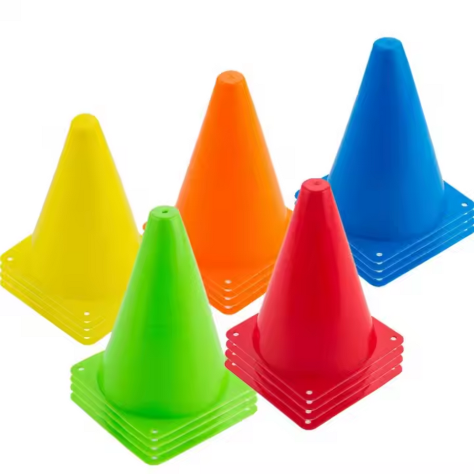 Docena de conos de colores (25 cm)