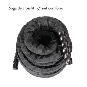 Soga de croosfit con forro (1.5*9mt)