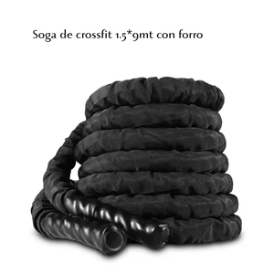 Soga de croosfit con forro (1.5*9mt)
