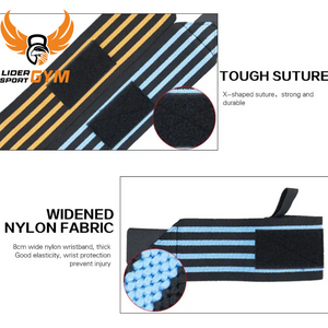 Vendas Muñequera de Potencia Gimnasio (COLORES VARIADO)