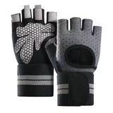 Guantes con muñequera para pesas