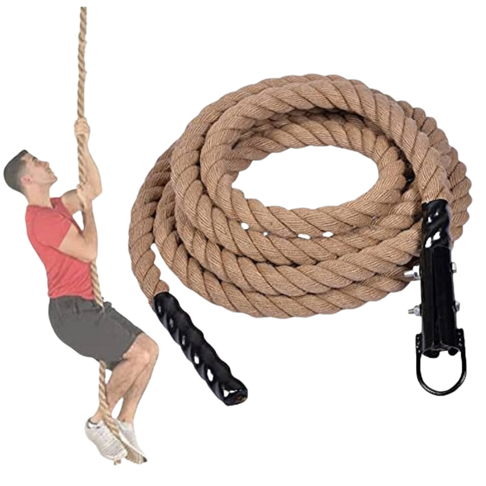 Soga de escalar de 6mt x 1.5" (yute)
