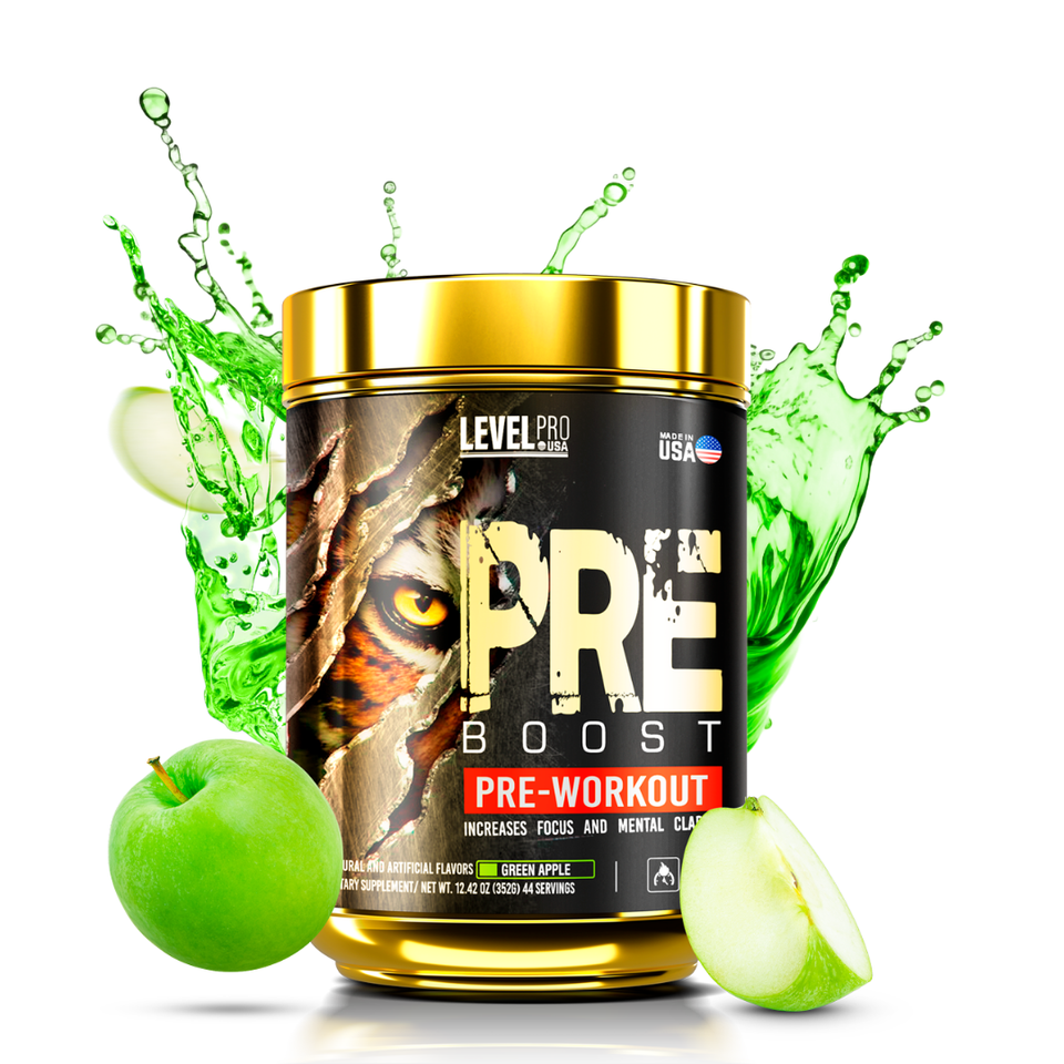 Pre Workout Level Pro 352g Energizante Gym Alto Rendimiento 2 Sabores