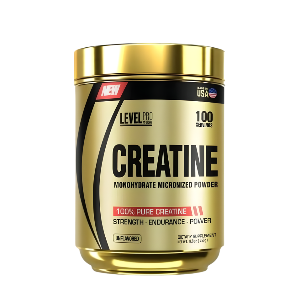 Creatina Level Pro 250g 100 Servicios