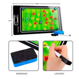 Tablero táctico magnético para entrenadores de fútbol