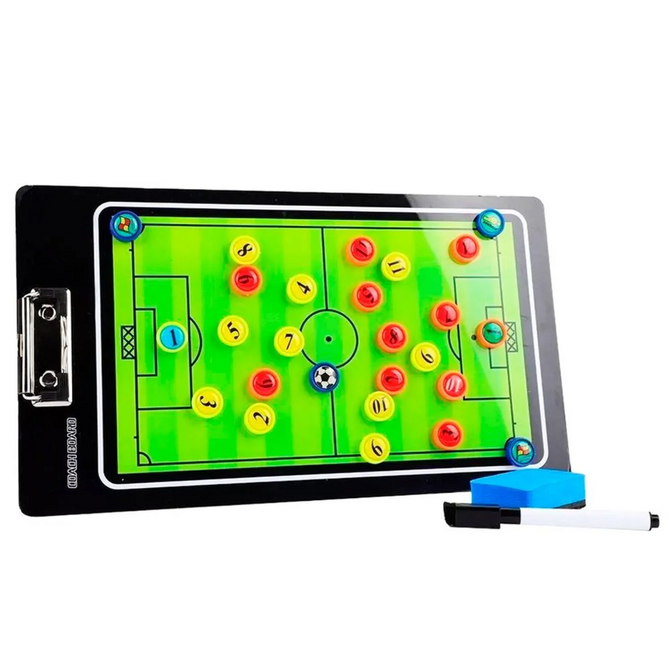 Tablero táctico magnético para entrenadores de fútbol
