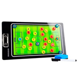 Tablero táctico magnético para entrenadores de fútbol