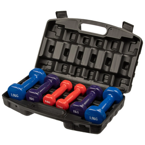 Set de mancuerna vinil (6 kilos)