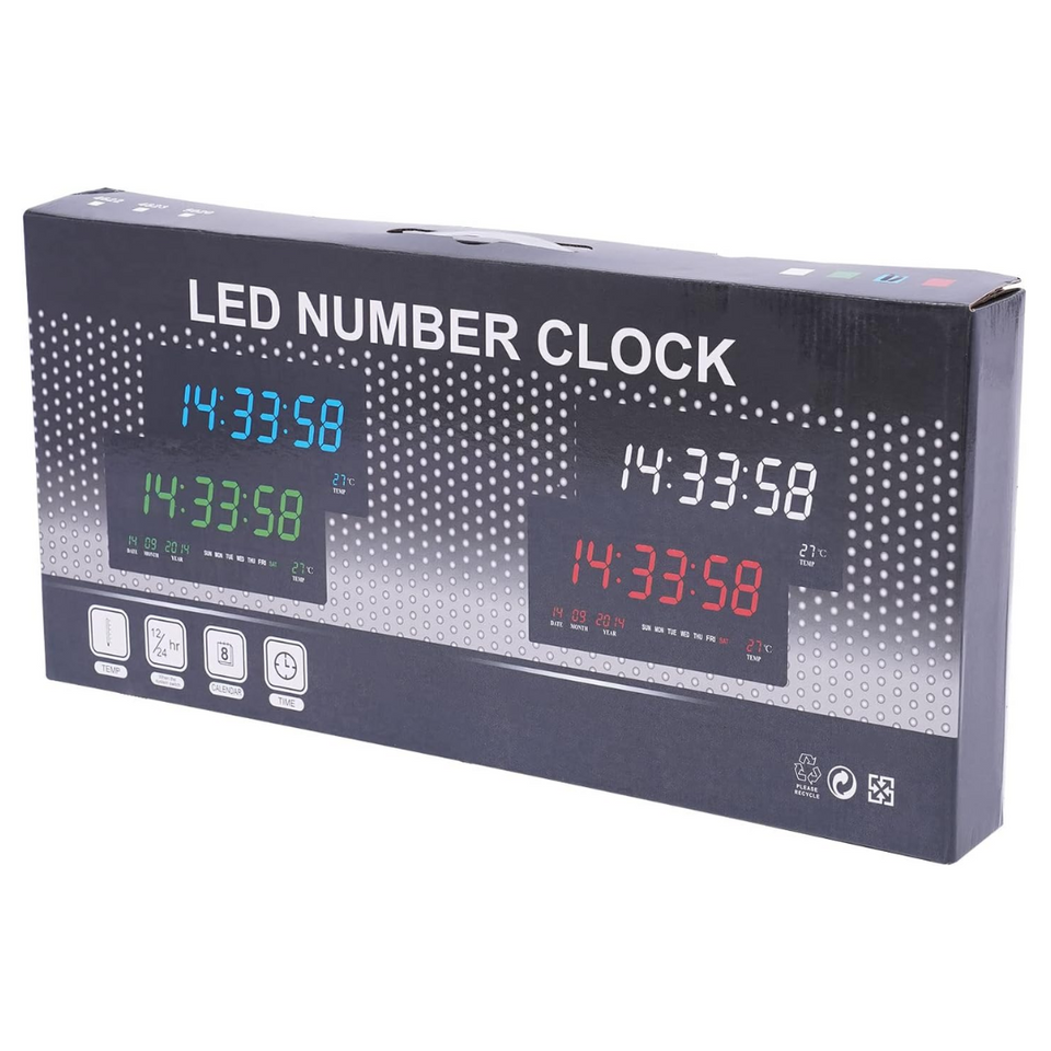Reloj digital para pared