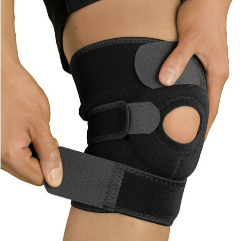 Rodillera con pega pega