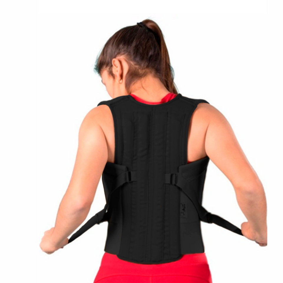 Faja lumbar con corrector de postura nacional