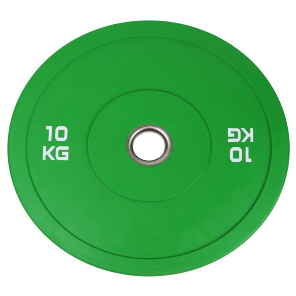 Par de disco bumpers color (10 kilos)