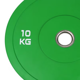 Par de disco bumpers color (10 kilos)