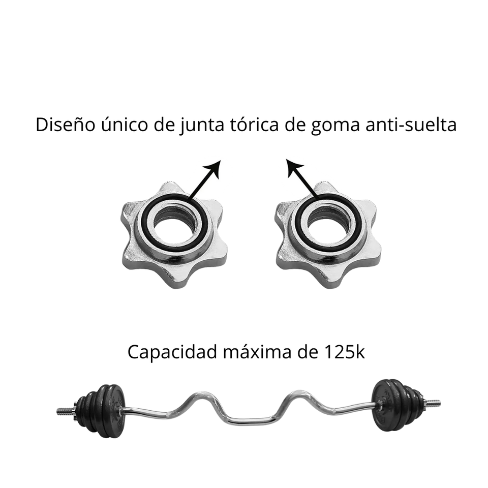 Barra cromada W (1.20 mt)