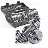 Set de Mancuerna cromada 20kg
