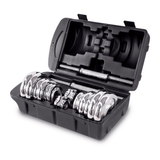 Set de Mancuerna cromada 20kg