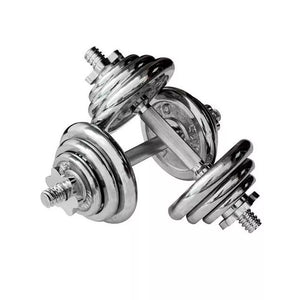 Set de Mancuerna cromada 20kg