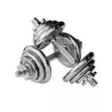 Set de Mancuerna cromada 20kg